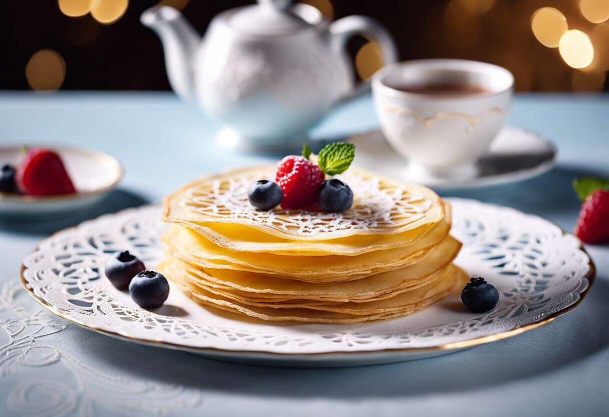 Crèpes dentelle fines et délicates : la meilleure méthode pour garniture croustillante