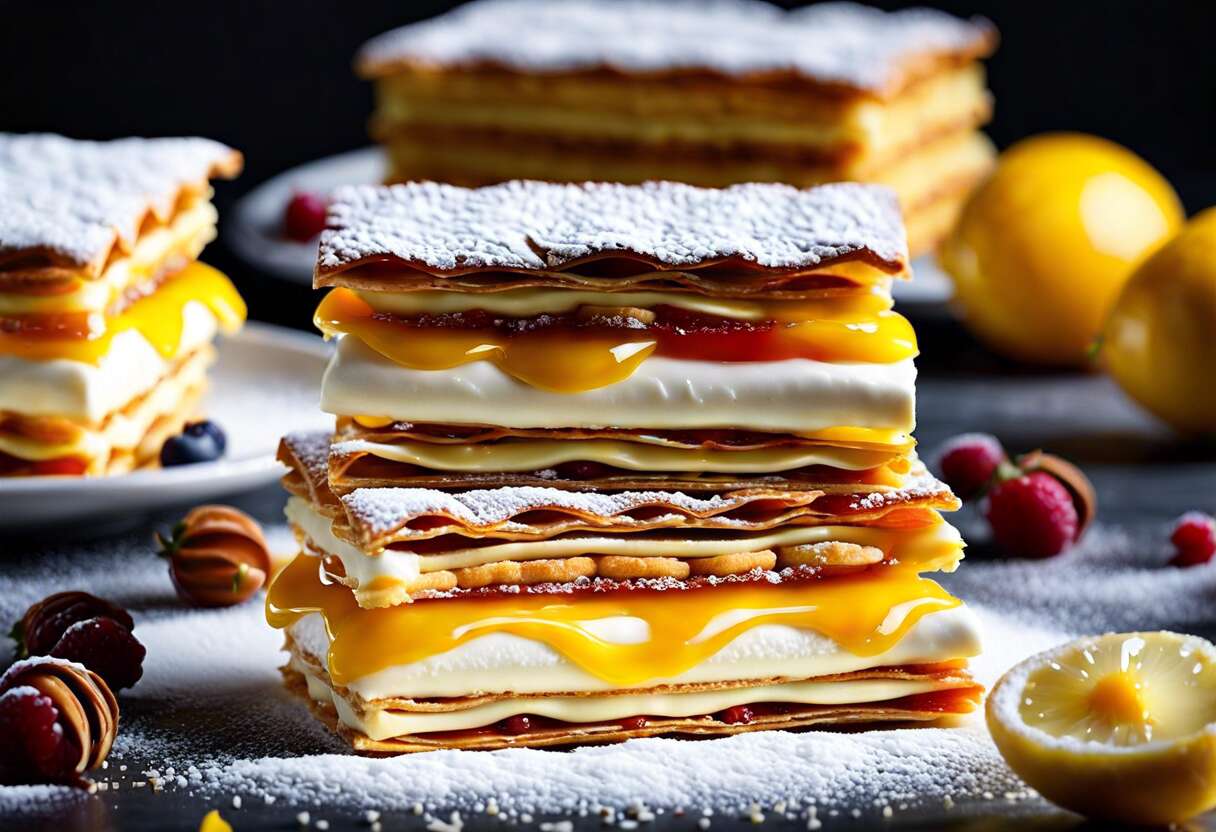 Mille-feuille traditionnel : réaliser des feuilletages parfaits