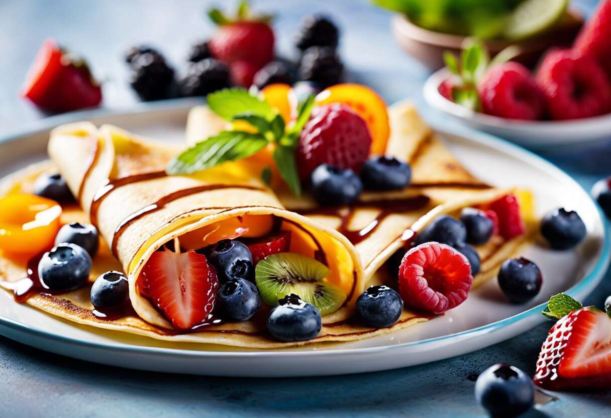 Toppings sains pour crêpes sucrées : alternatives gourmandes