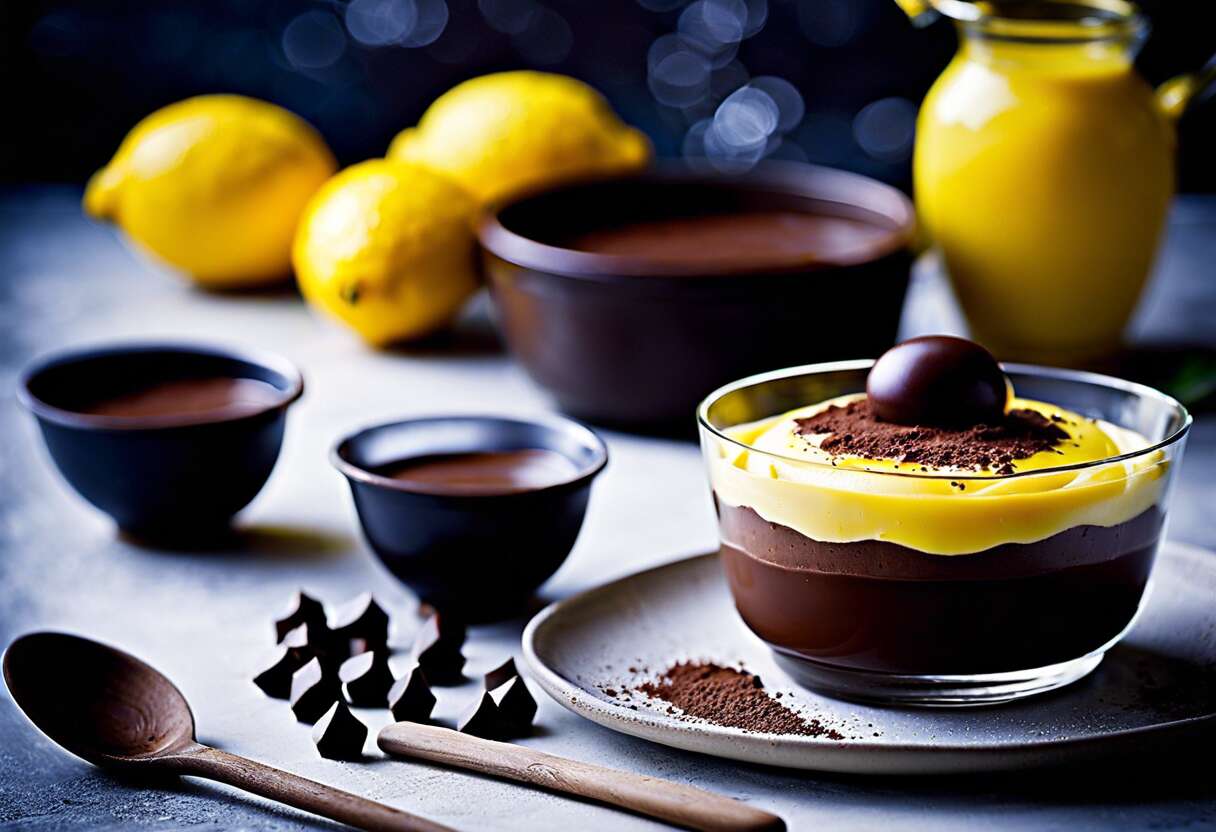 Mariage chocolat-citron : recette de mousse aérienne et gourmande