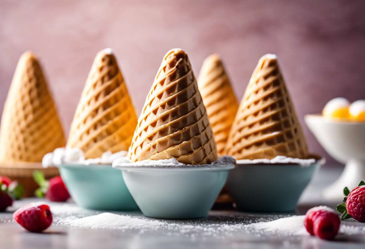 Cônes de glace faits maison : recette et conseils
