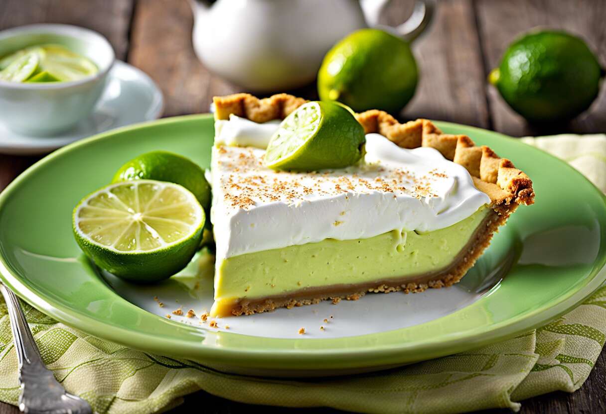 Key lime pie authentique : secrets d'une tarte acidulée réussie