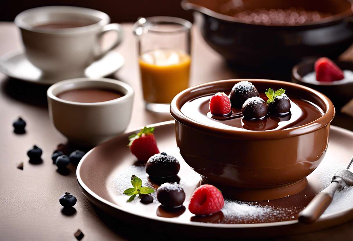 Chocolat fondu au bain-marie : la méthode infaillible