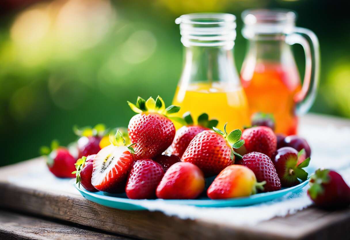 Réaliser un glacis transparent sur fruits frais : méthode simple et efficace