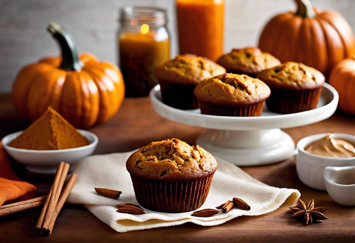 Saveurs d'automne : recettes de muffins à la citrouille