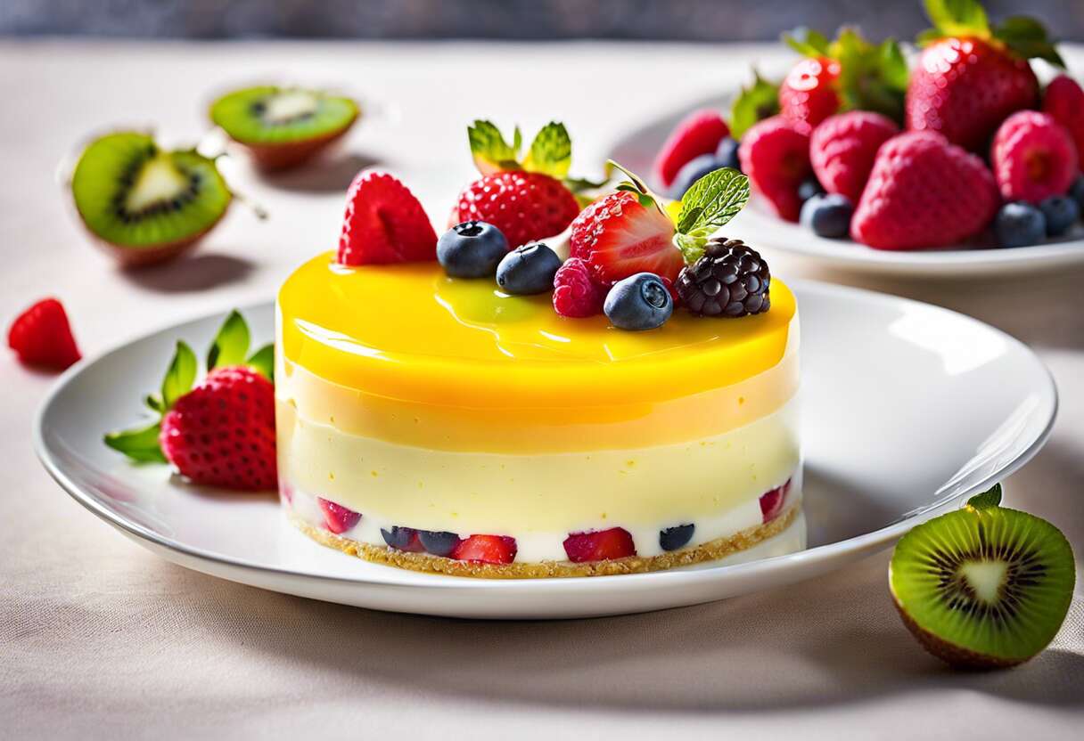Recette de bavarois au fruits de printemps