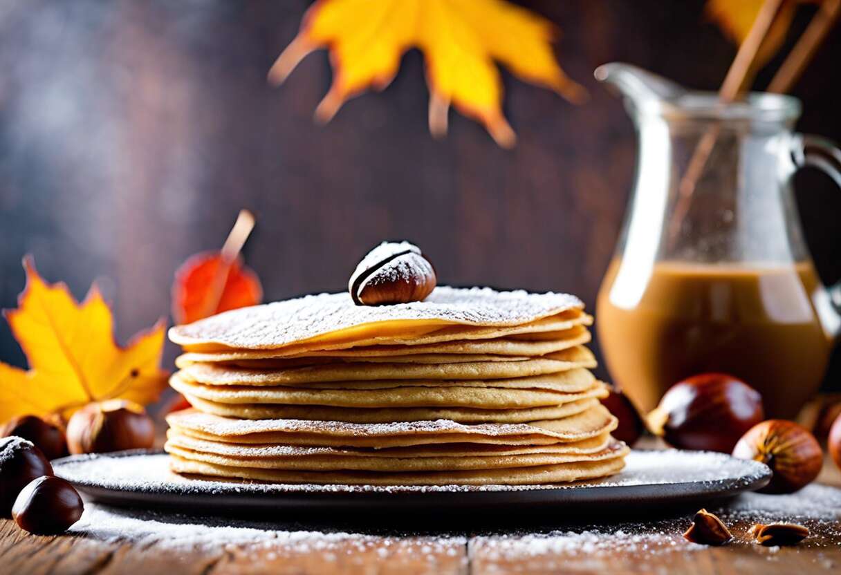 Farine de châtaigne en pâtisserie : l'atout des crêpes automnales