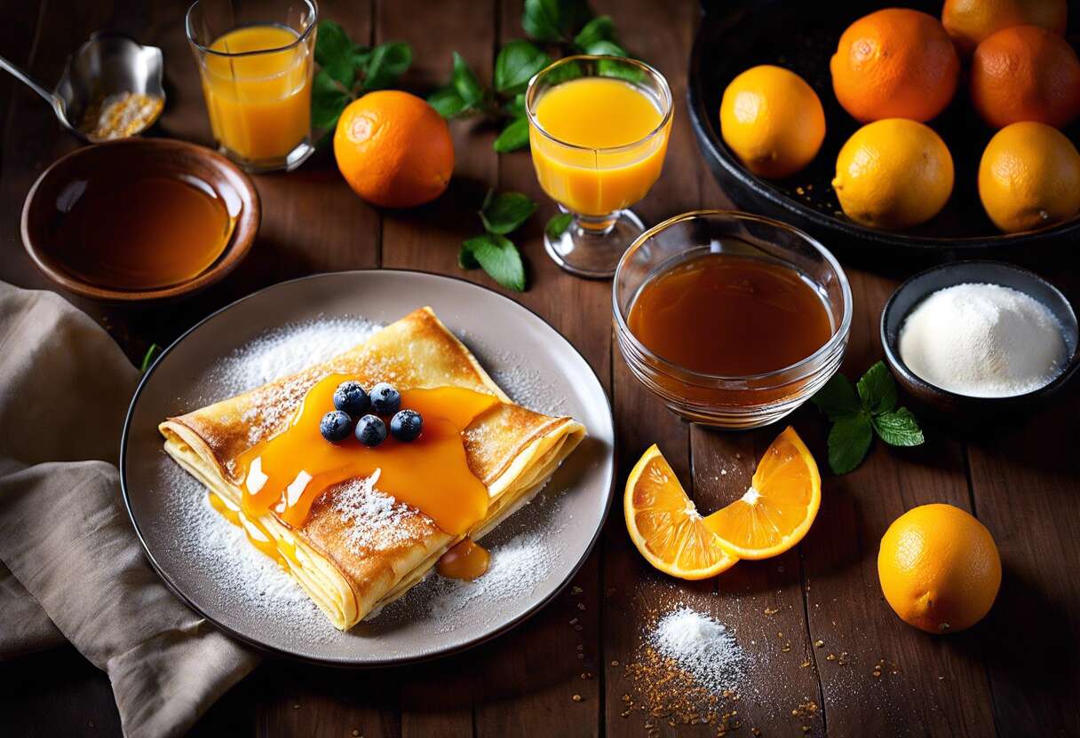 Réussir les crêpes Suzette : technique et conseils d'expert