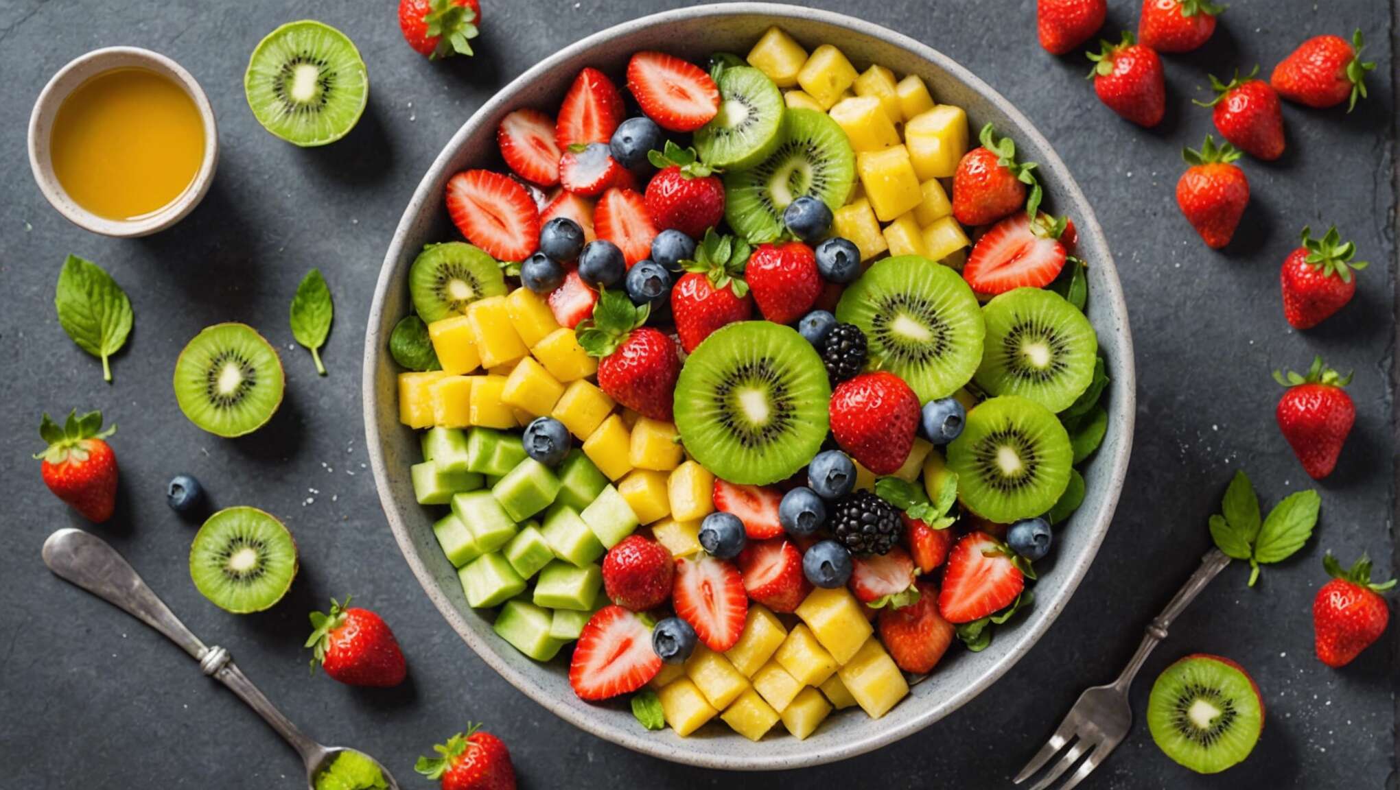 Salade de fruits de printemps revisitée