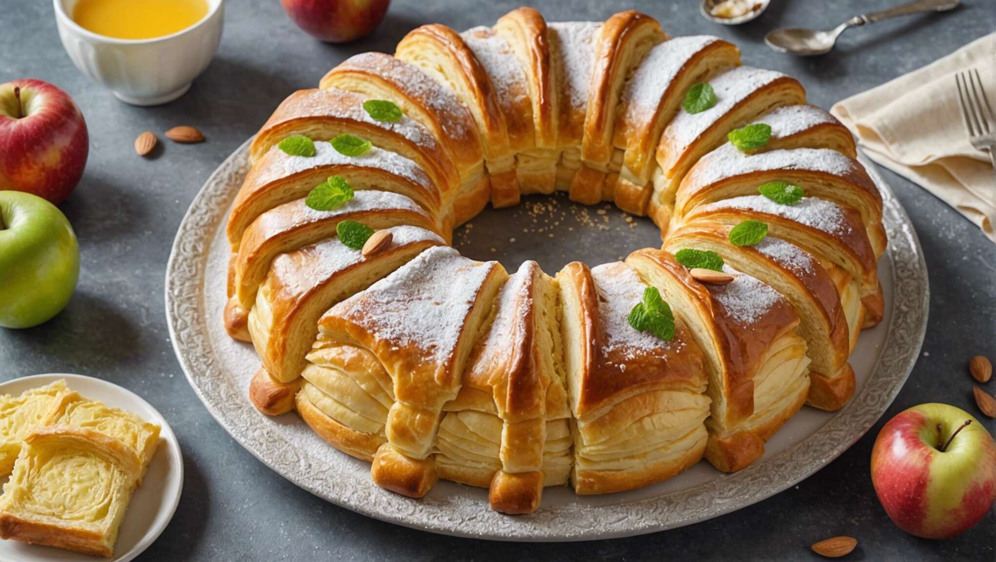 Confectionner la plus légère des galettes des rois sans beurre