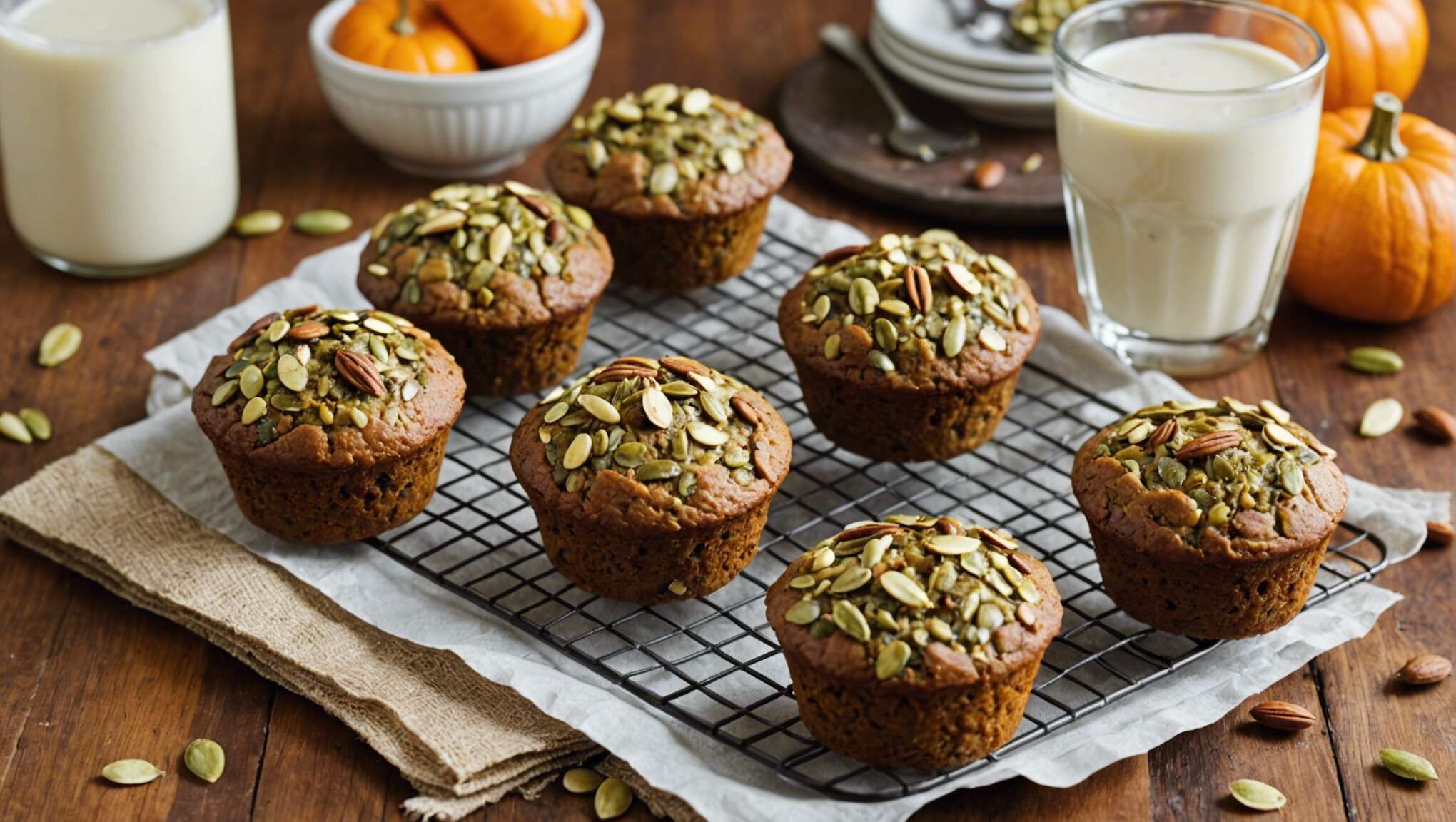 Recette muffins vegan aux graines de courge : sains et délicieux