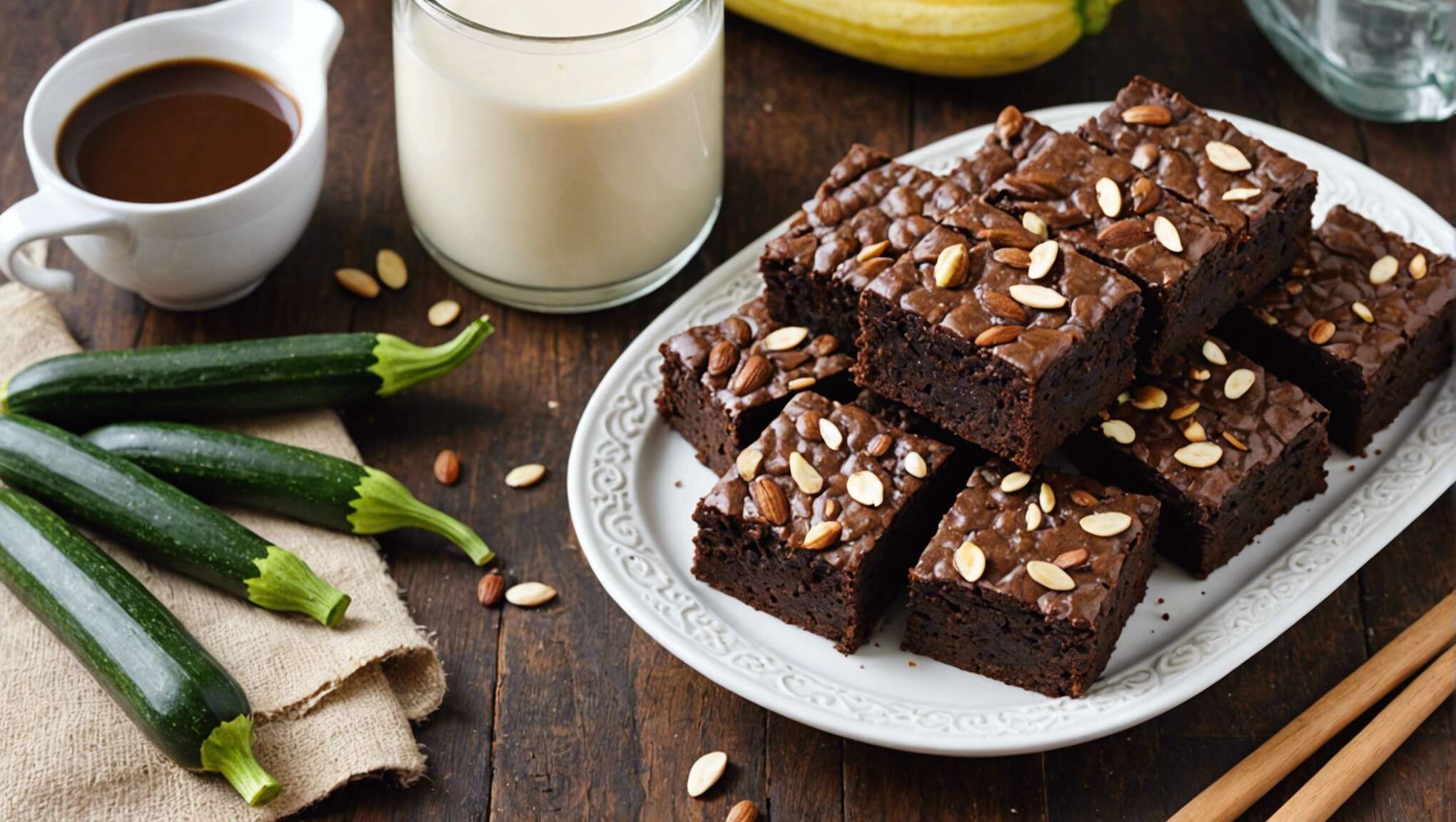Brownie courgette vegan : la recette surprenante et délicieuse qui va vous bluffer
