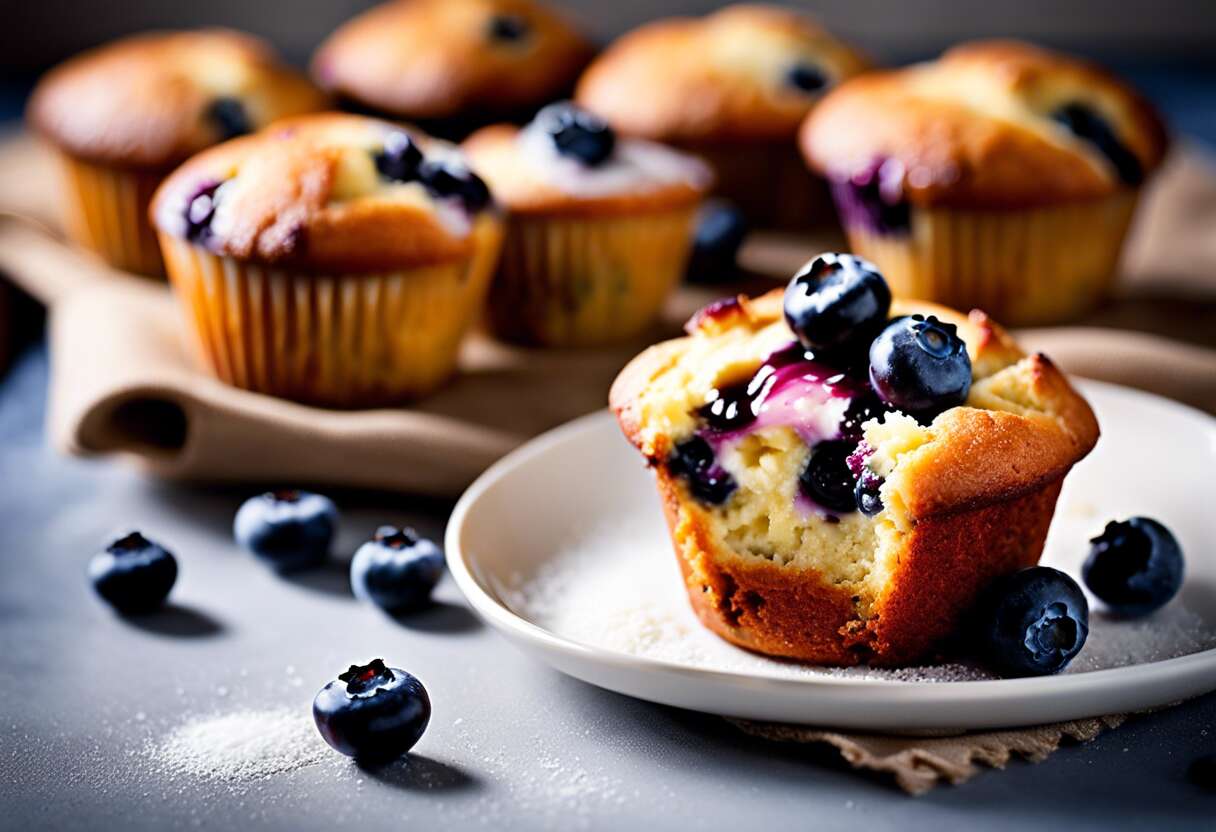 Recette inratable : le muffin aux myrtilles parfait