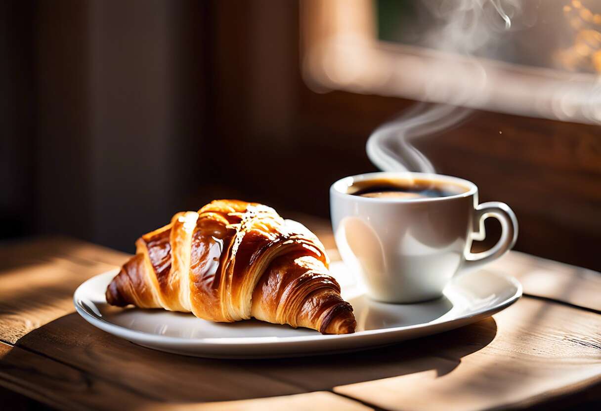 Harmoniser les saveurs : le mariage idéal café-croissant