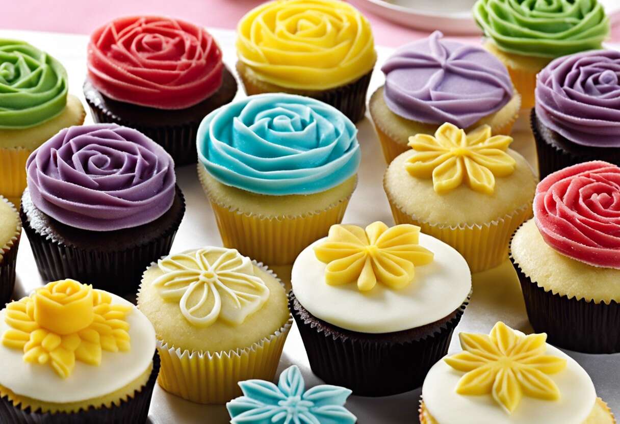 Sublimer vos cupcakes avec des toppers originaux en pâte à sucre