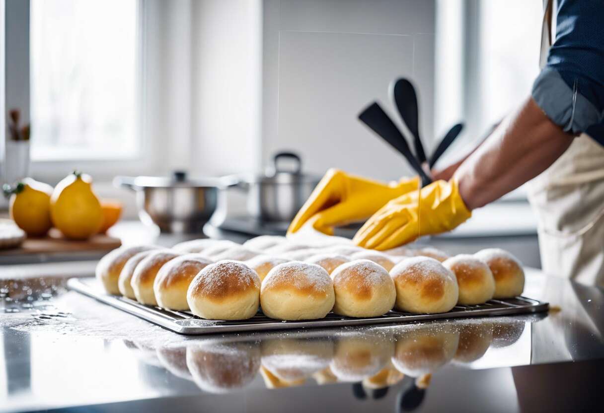 Brosses et racloirs à pâte : entretenir son espace de travail efficacement