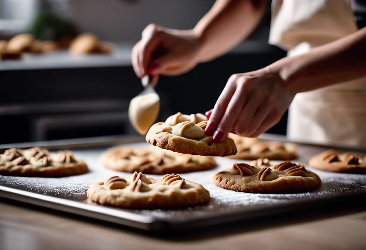 L’utilisation de la poche à douille pour biscuits précis