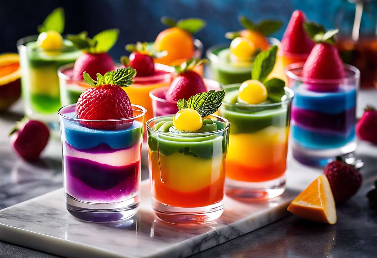 Utilisation de la gélatine et agar-agar dans les mousses fruitées