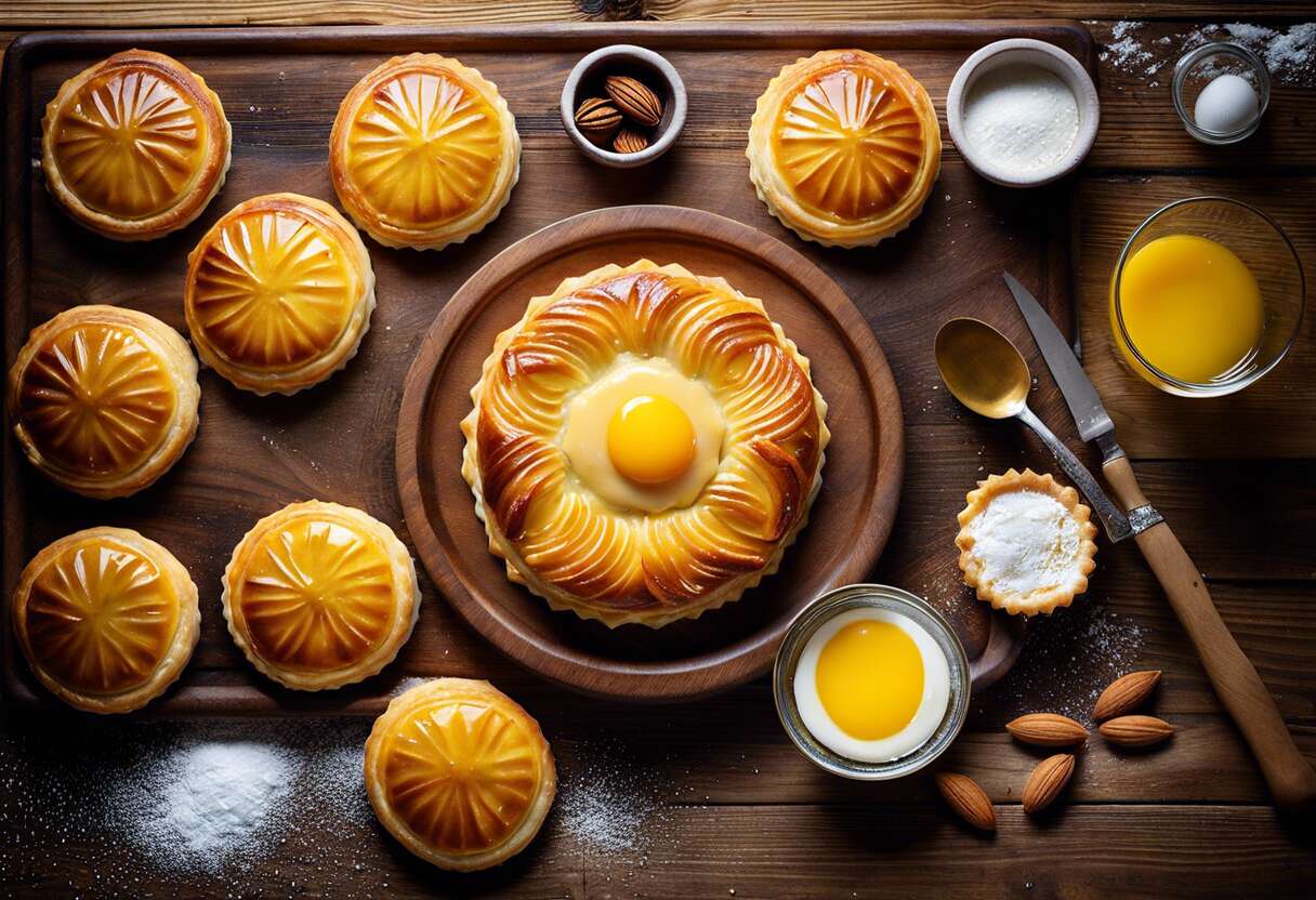 Petites galettes individuelles : mini-délices pour l'Épiphanie