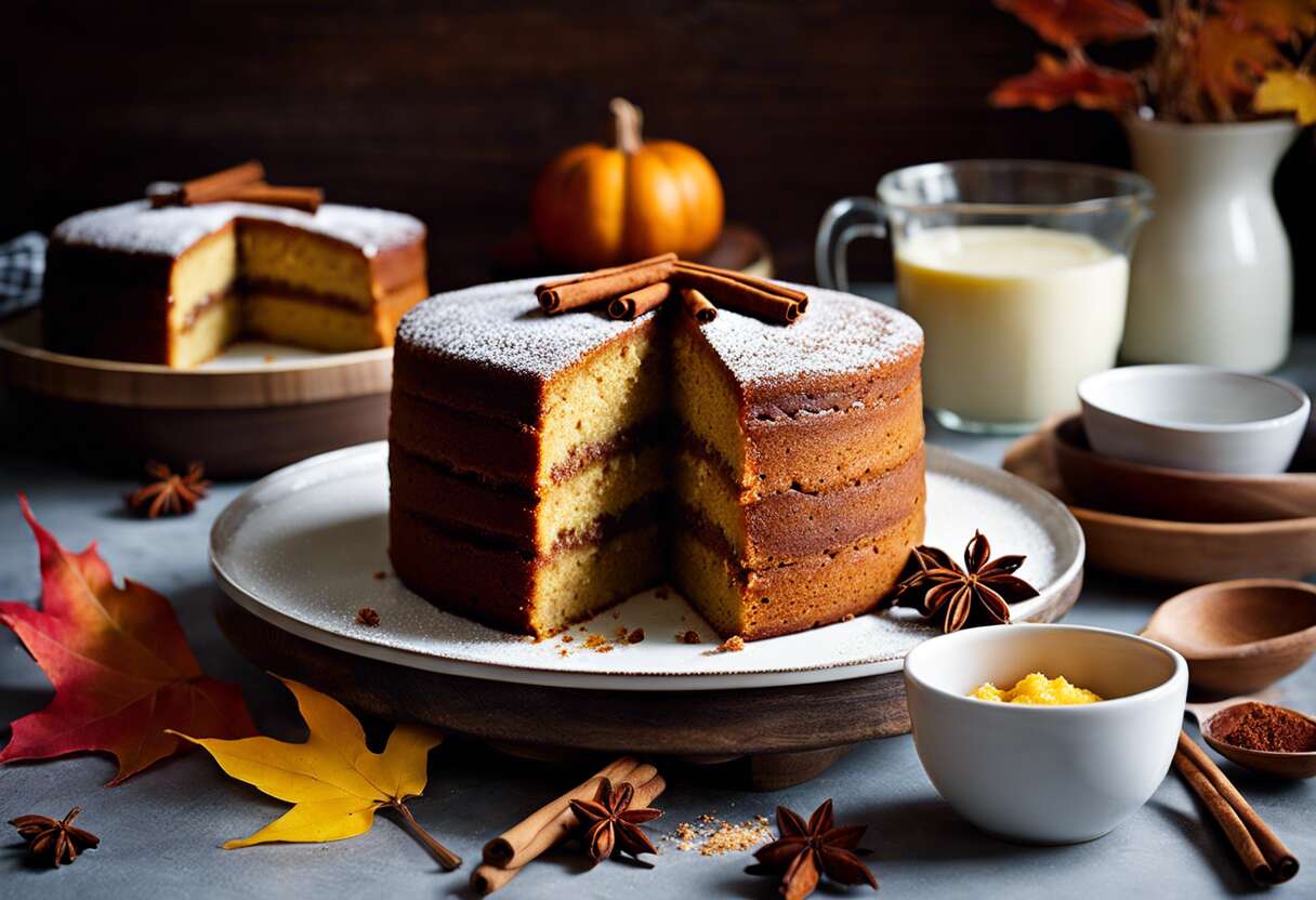 Saveurs d'automne : recettes de layer cakes aux épices et fruits de saison