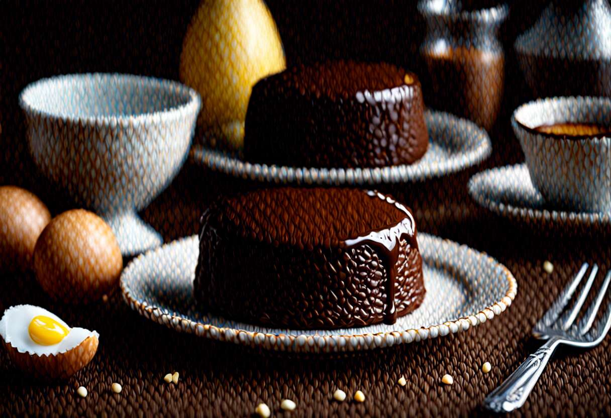 Élaboration d'un fondant au chocolat irrésistible : étapes clés