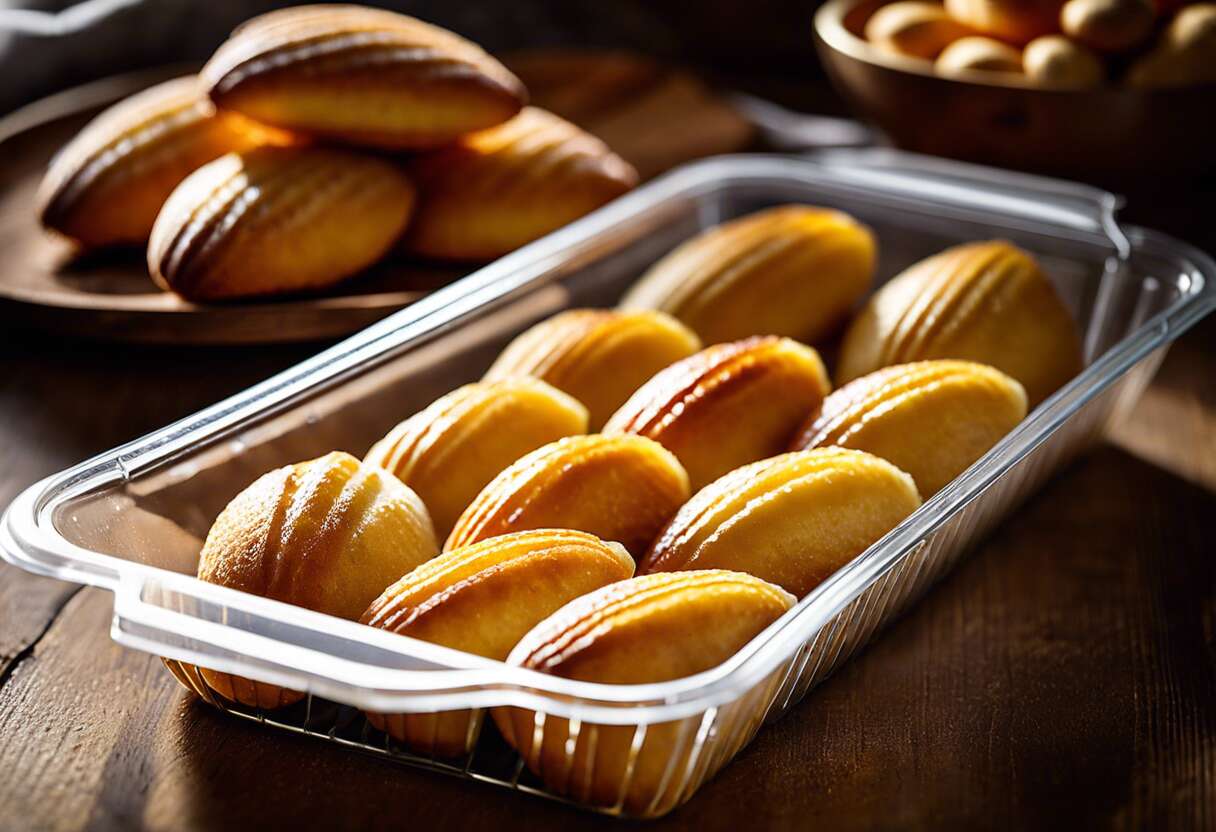 Conservation optimale : garder la fraîcheur de vos madeleines plus longtemps