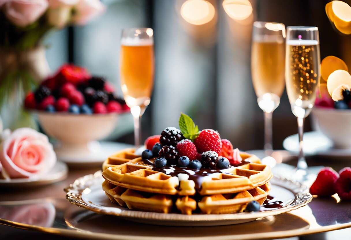 Plaisirs gourmands : transformer vos gaufres en desserts sophistiqués