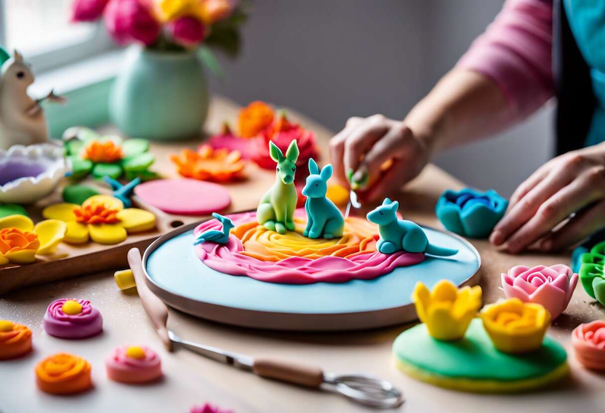 Techniques de modelage en pâte à sucre pour débutants