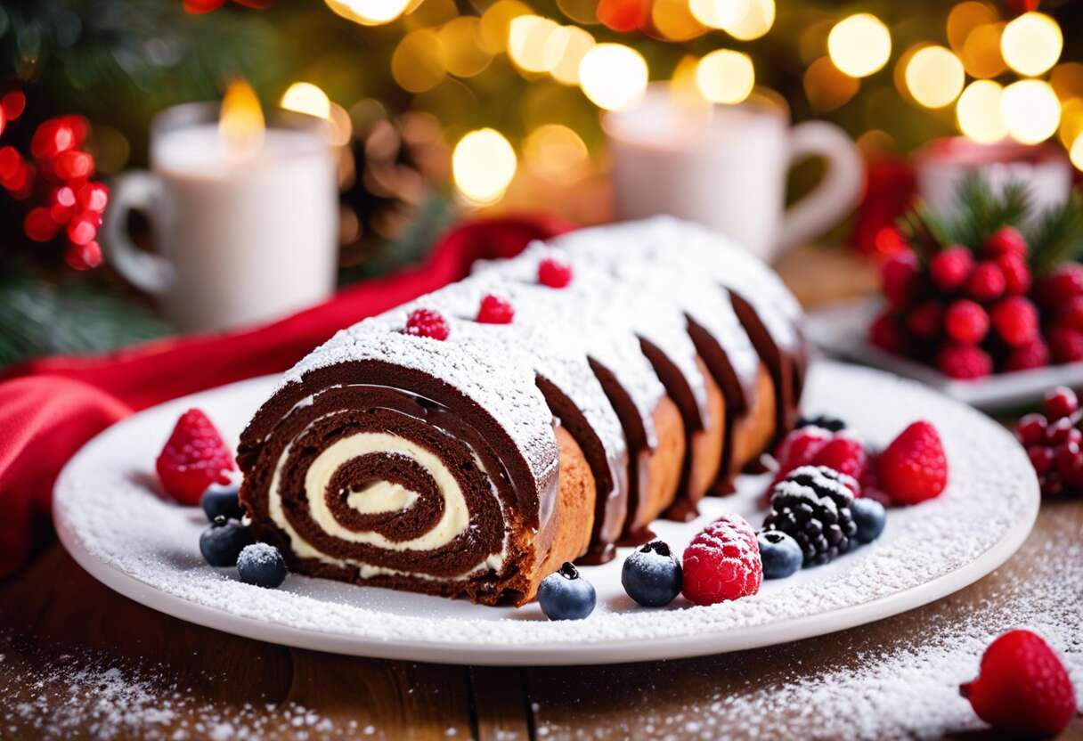 Découvrez comment réaliser une bûche sans gluten savoureuse