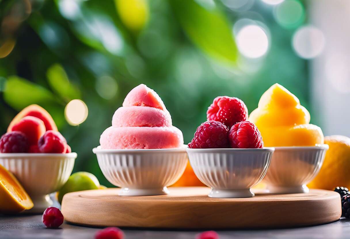Sorbet plein fruit ou avec arômes : que choisir ?