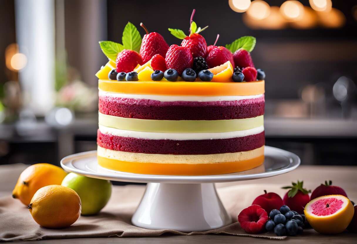 Choisir et préparer les fruits frais pour un layer cake réussi