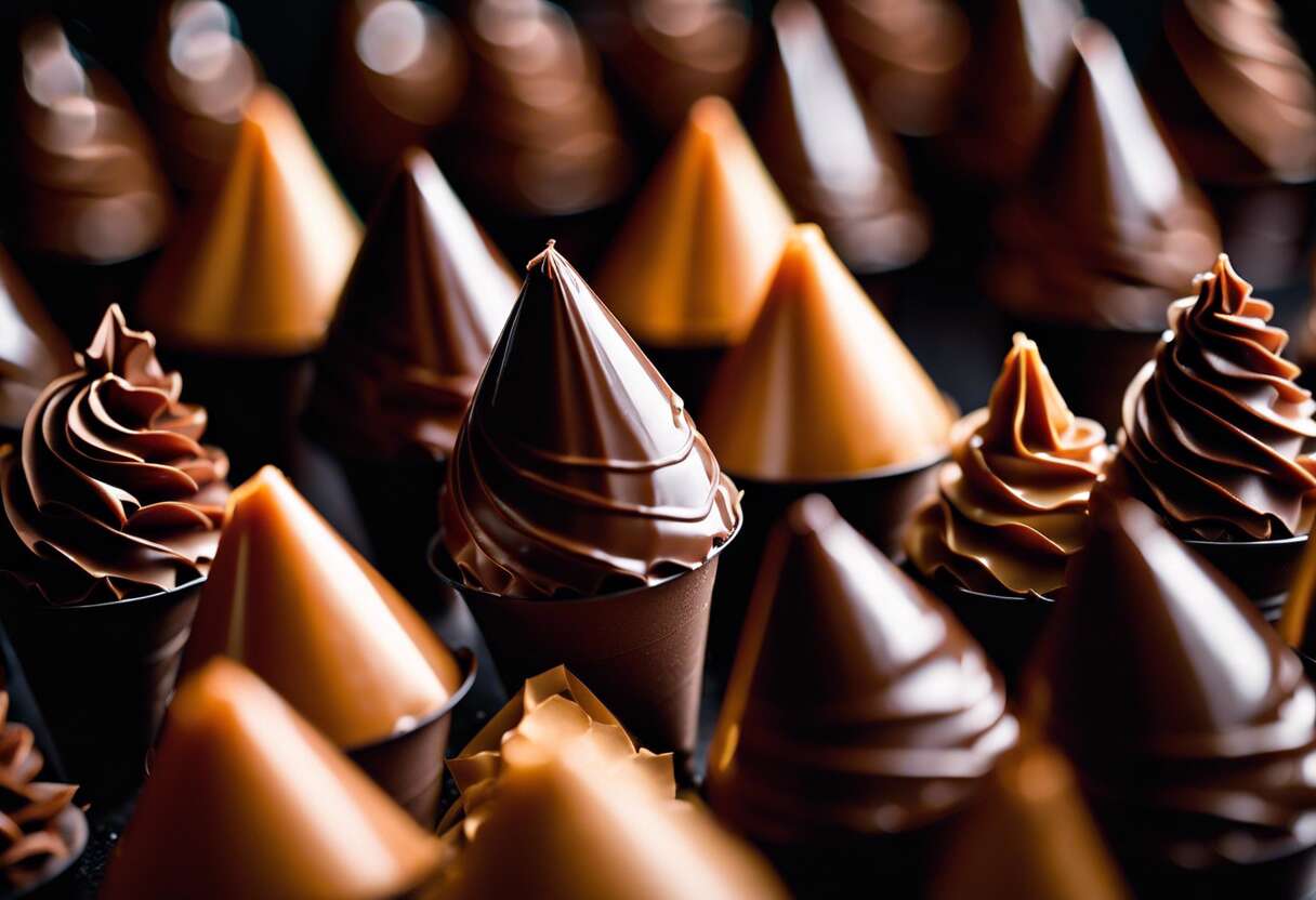 Cornets en papier ou plastique : les meilleurs choix pour vos décors au chocolat