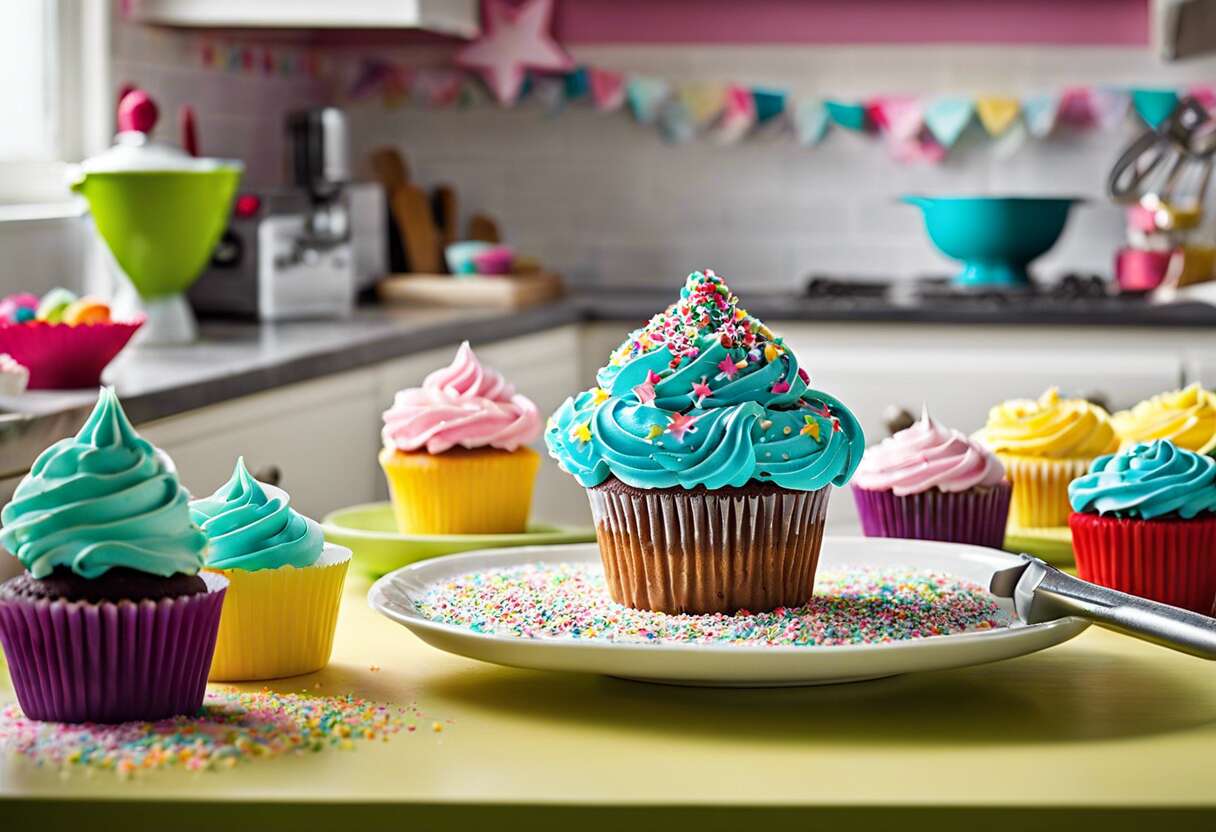 Cupcakes déco : techniques créatives de glaçage
