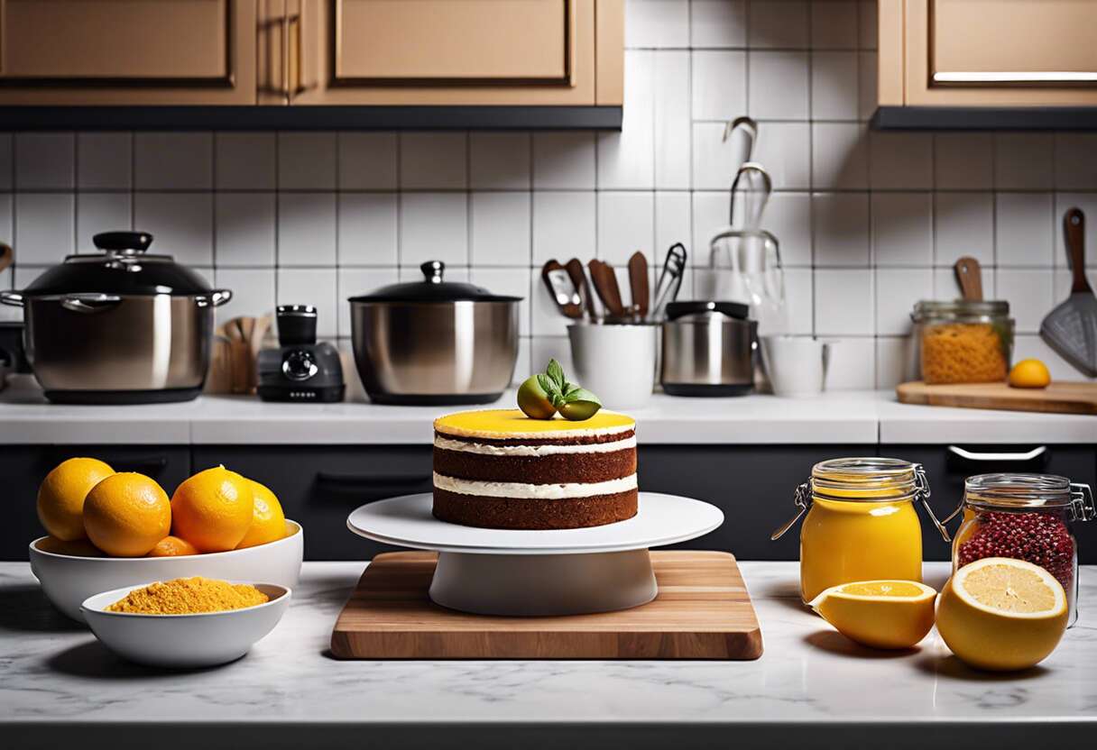 Organisation en cuisine : préparer à l'avance son layer cake pour un gain de temps