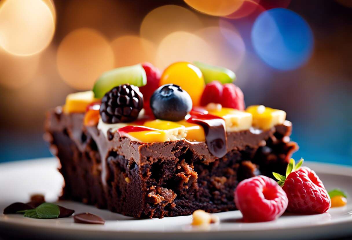 Sublimer les brownies avec des toppings créatifs