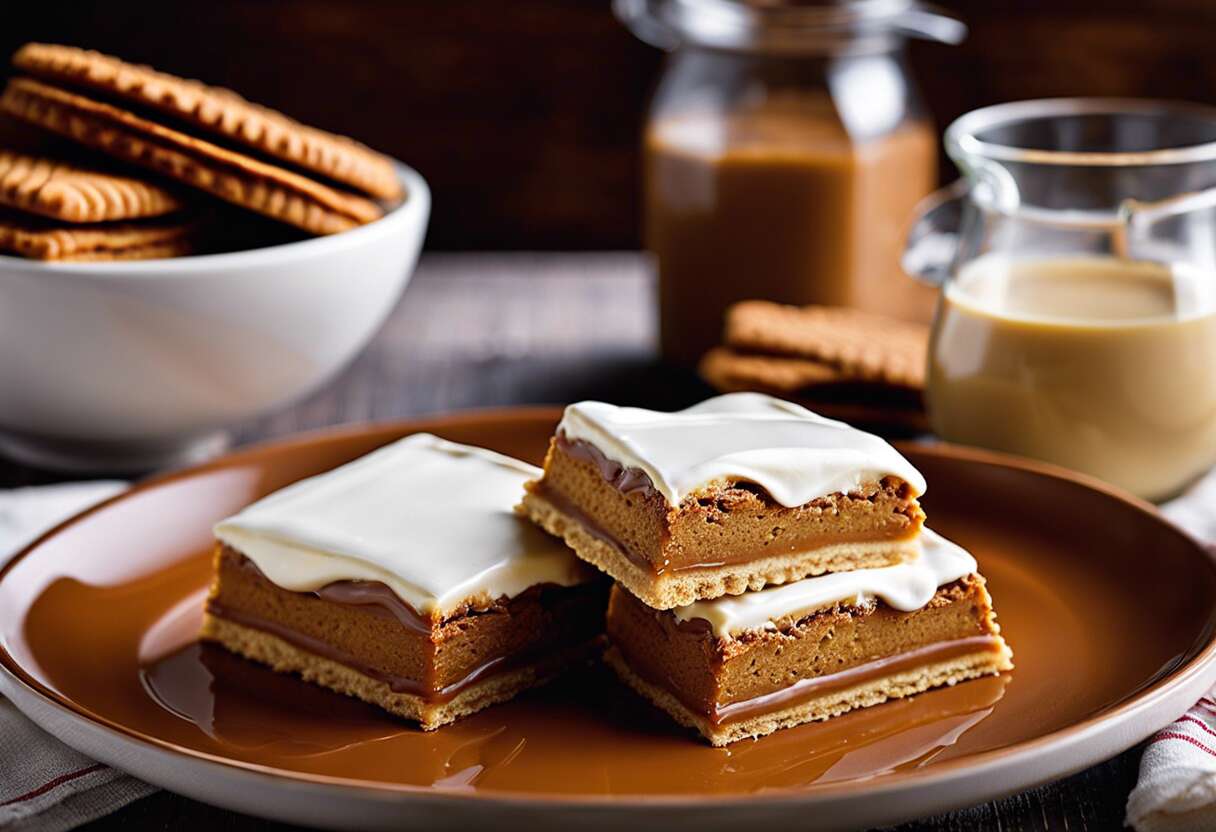 Recette facile de dessert à la pâtisserie aux spéculoos