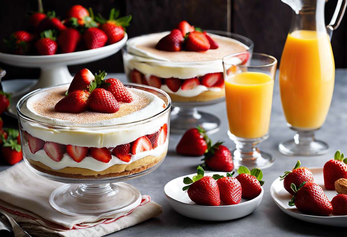 Recette facile de tiramisu aux fraises : préparation rapide et gourmande