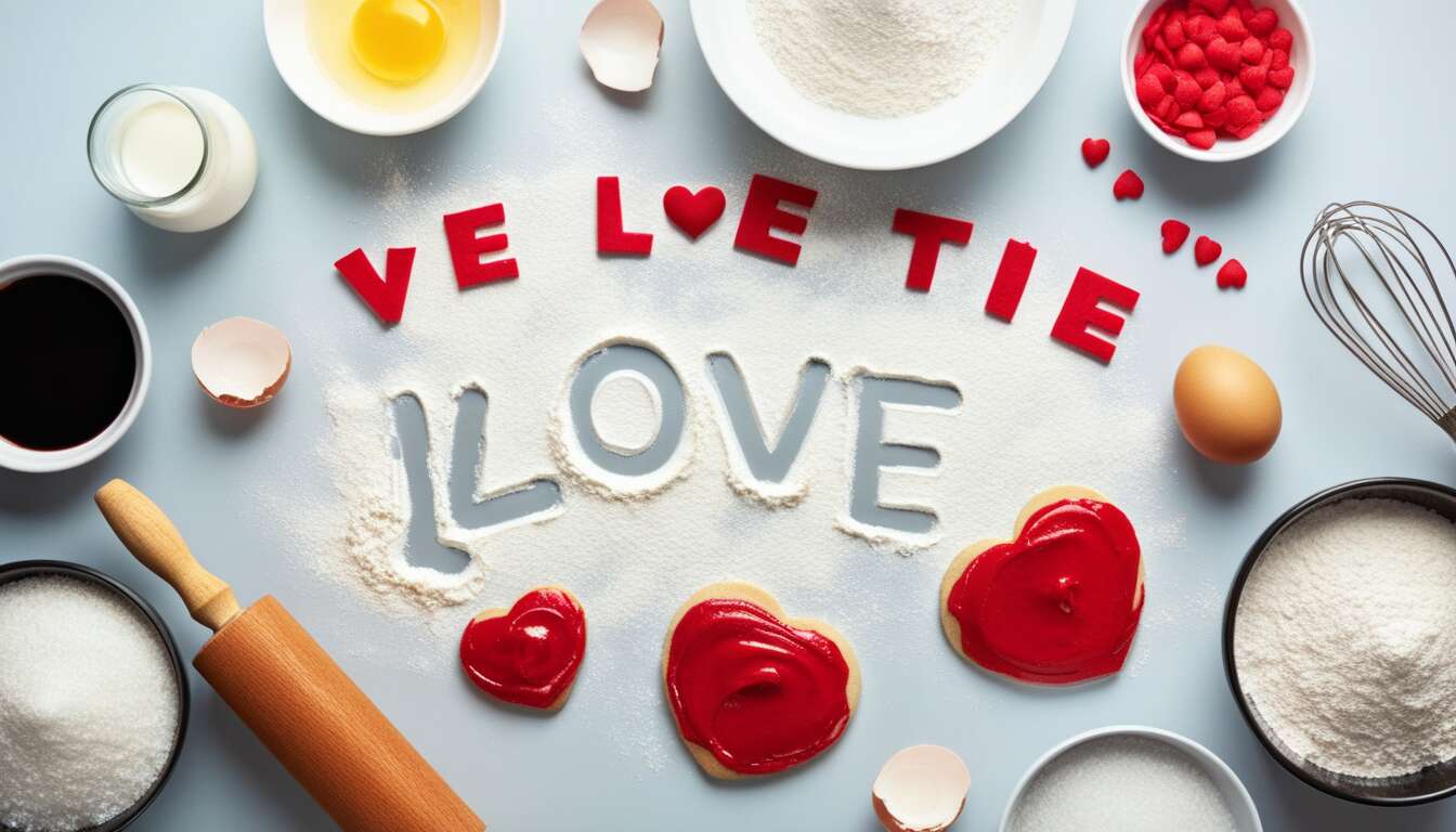 Recette de biscuits décorés pour la Saint-Valentin : love en cuisine !
