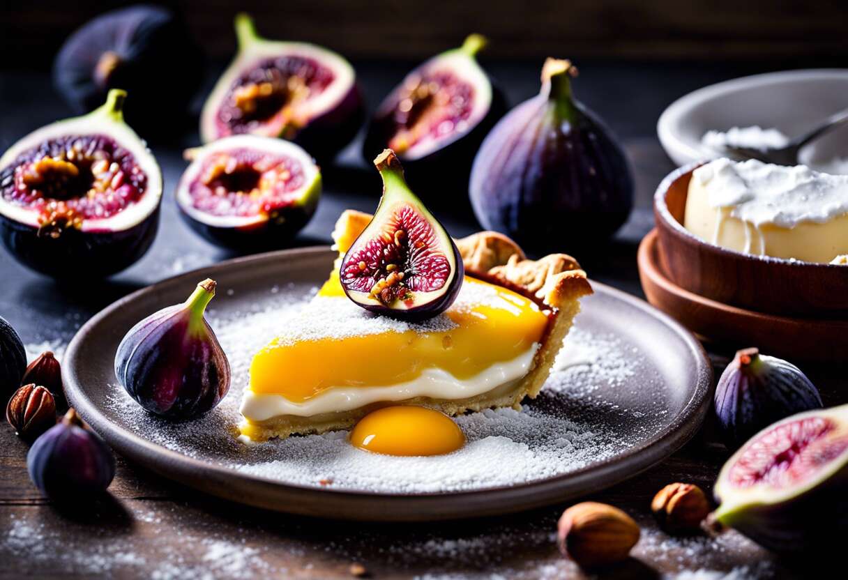 Recette de tarte aux figues et noisettes : saveurs d'automne
