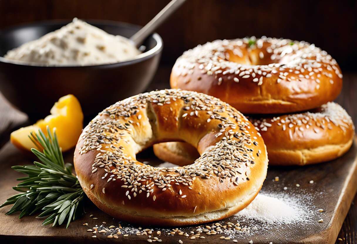 Recette facile de pains à bagels maison : faites-les vous-même en 2024 !
