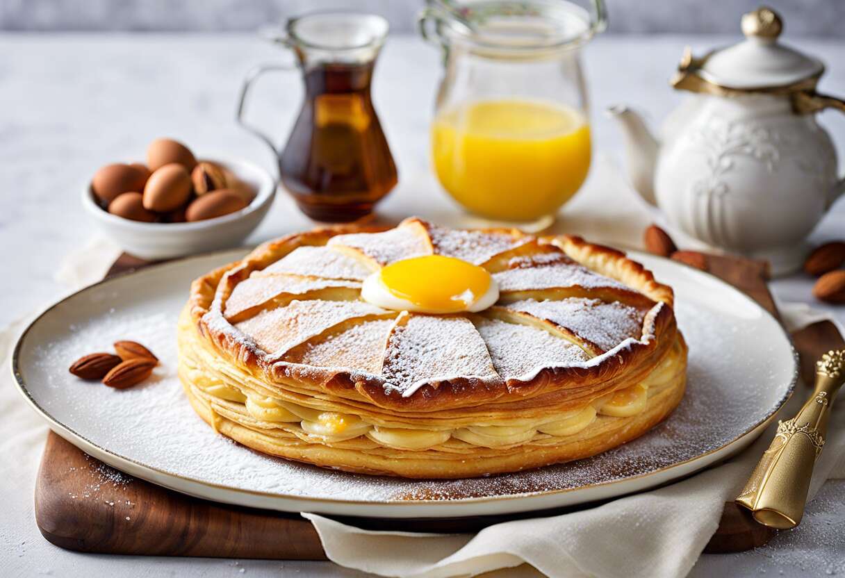 Recette originale de galette des rois en forme de guitare
