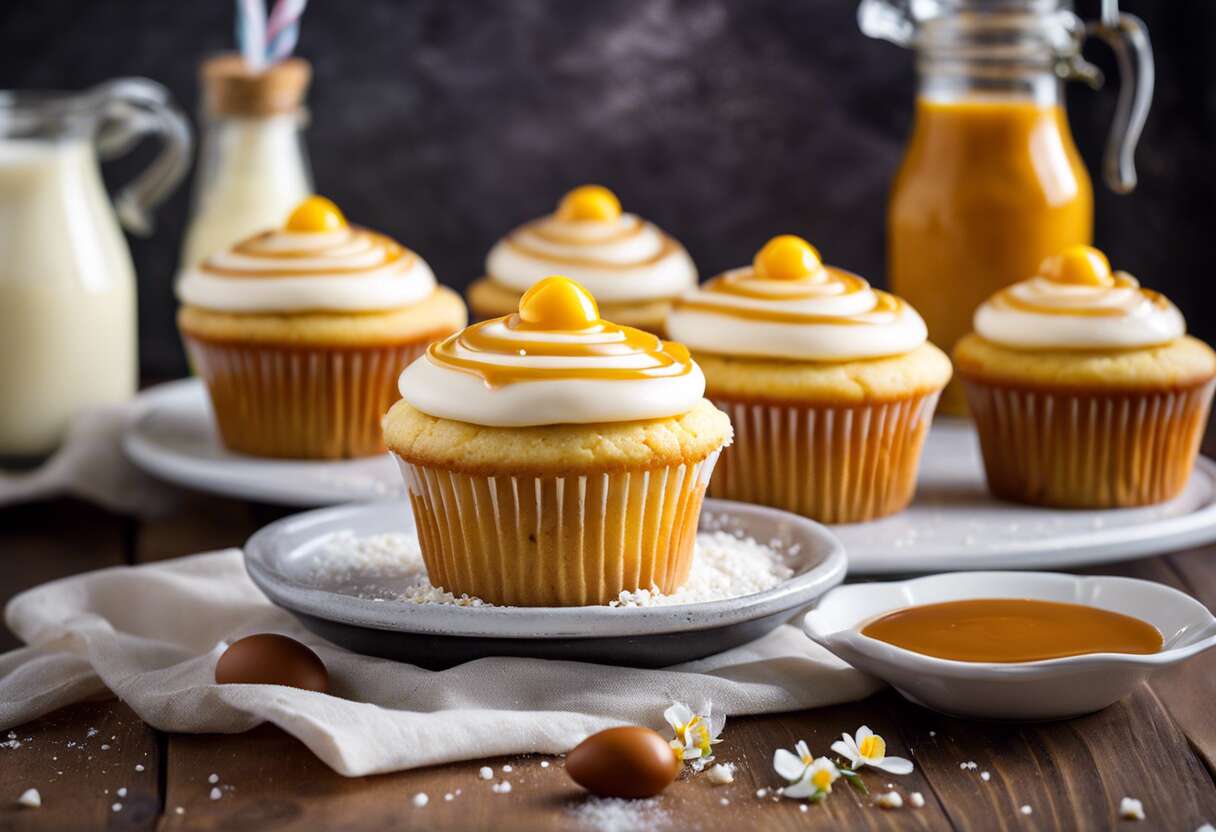 Comment réussir des cupcakes à la vanille et au caramel beurre salé à tous les coups ?