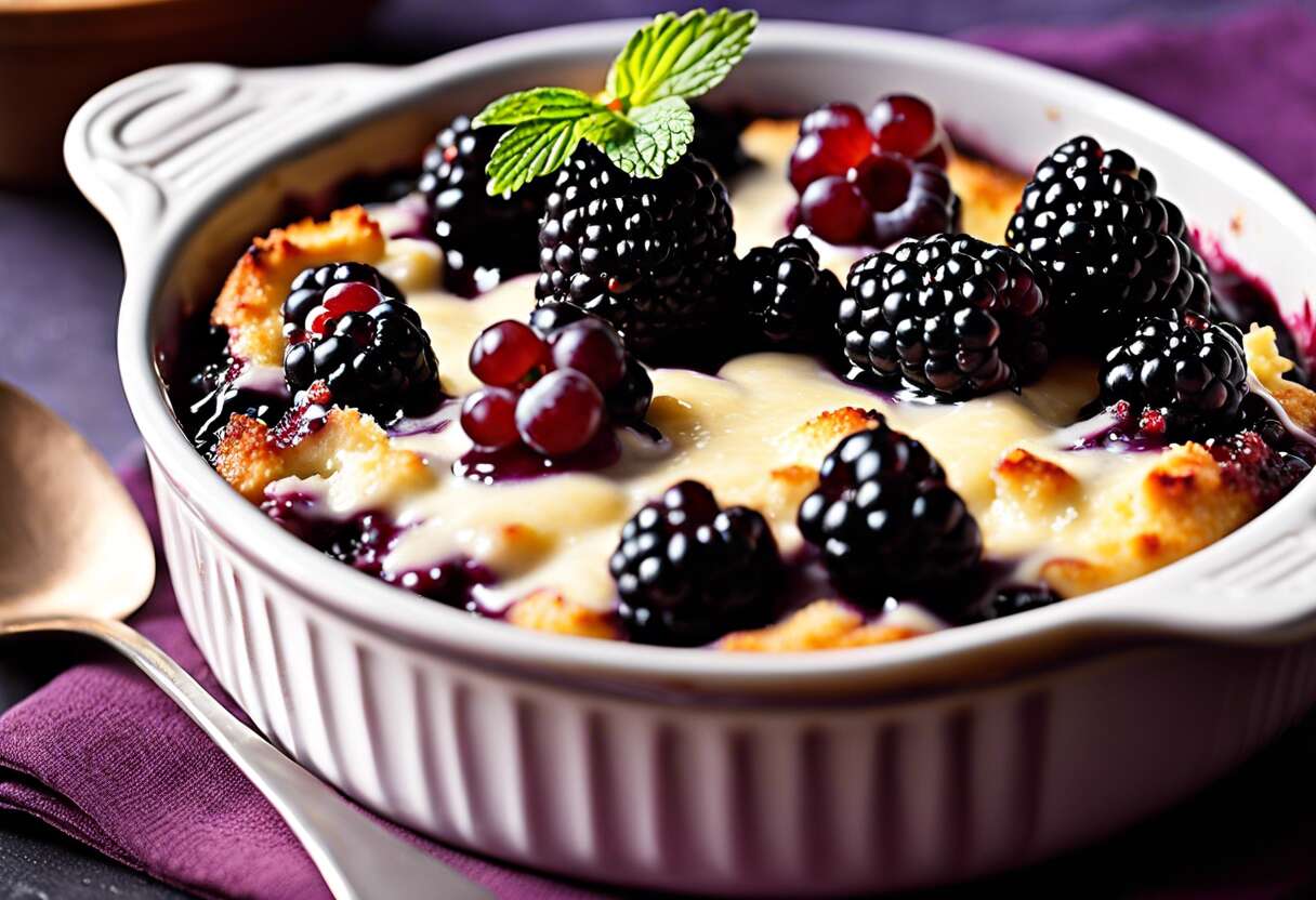 Recette facile de gratin de mûres à découvrir