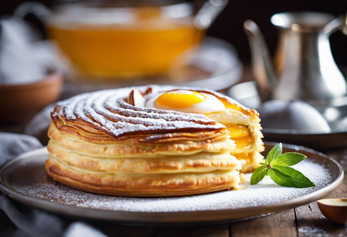Recette de gâteau de Pithiviers feuilleté : découvrez les secrets de ce dessert traditionnel !