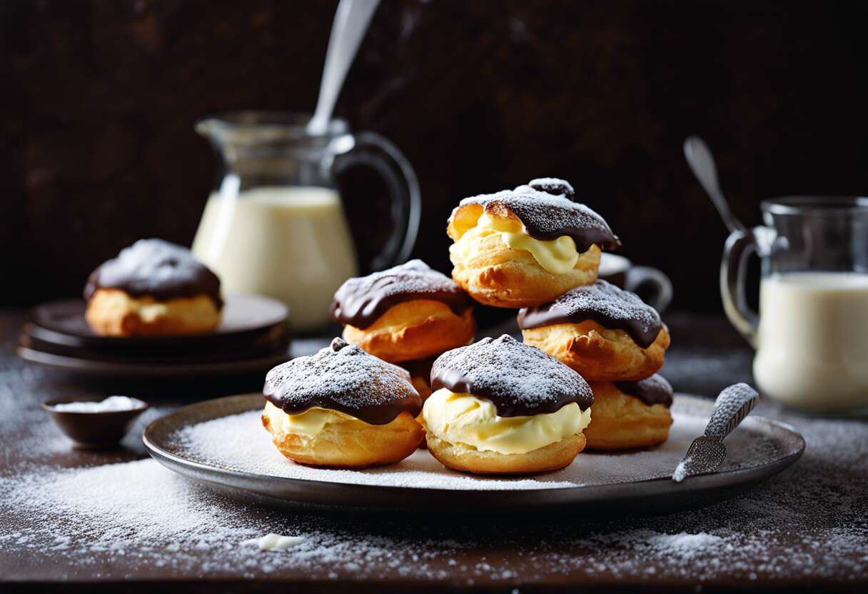 Recette facile des religieuses au chocolat : pâtisserie gourmande