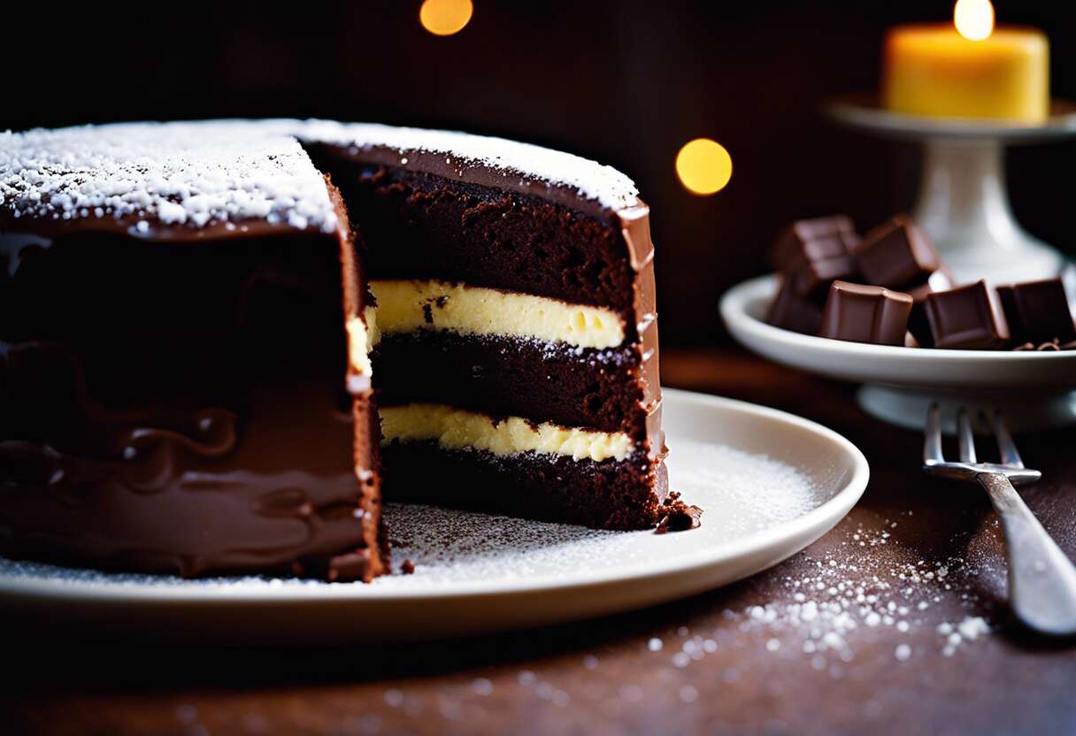 Recette de gâteau au chocolat et à la vanille : simple et délicieuse