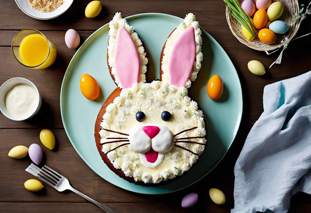 Recette du Number Cake Lapin : le Gâteau Idéal pour Pâques
