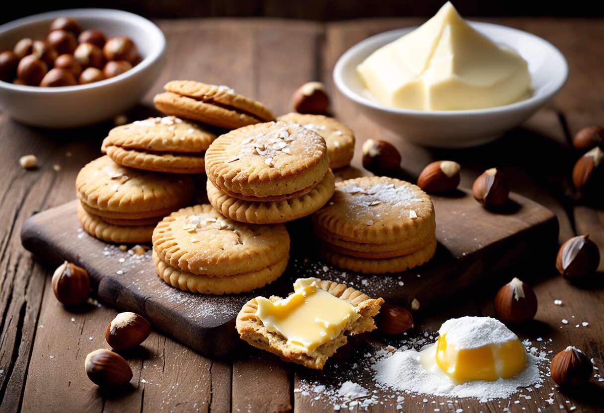 Recette facile de biscuits à la noisette pour gourmands