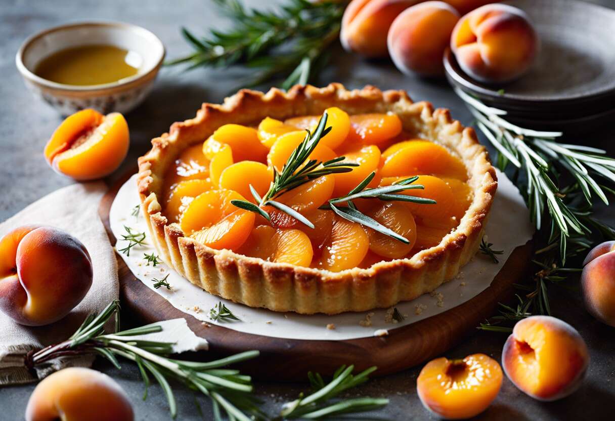 Recette d'été : tarte à l'abricot et au romarin – Fraîcheur et gourmandise