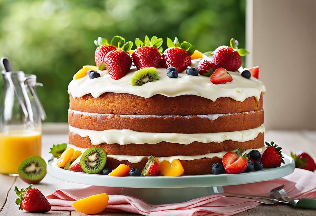 Recette facile de gâteau multifruits pour l'été 2024